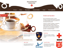 Tablet Screenshot of maastrichtporselein.nl